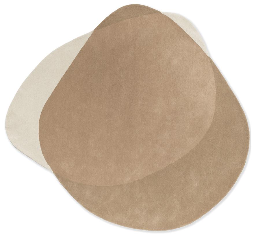 Element Arp Natural Teppich | Größe: 160 x 175 cm