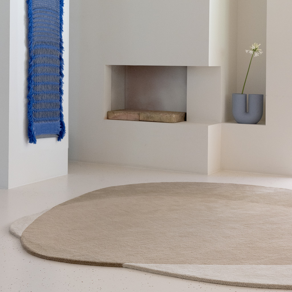 Element Arp Natural Teppich | Größe: 160 x 175 cm