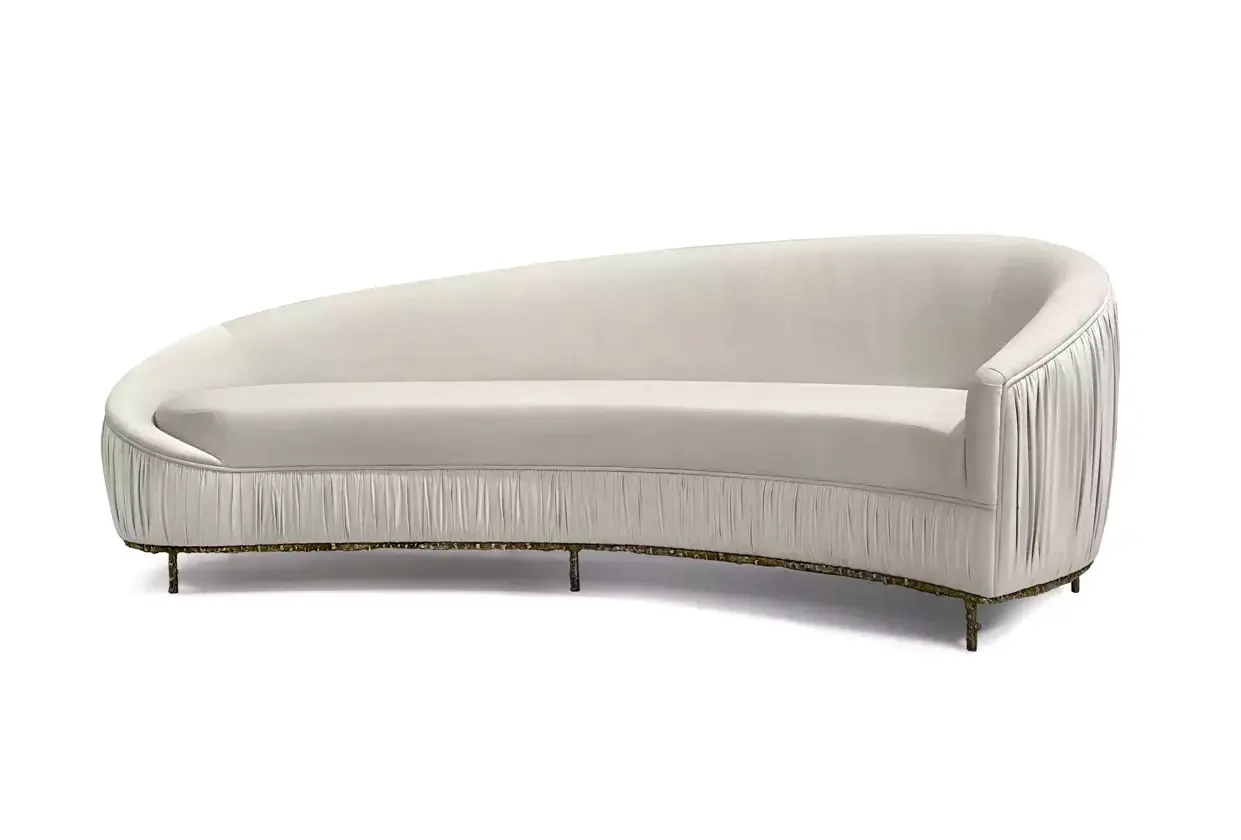 Vamp Sofa mit Metallgestell
