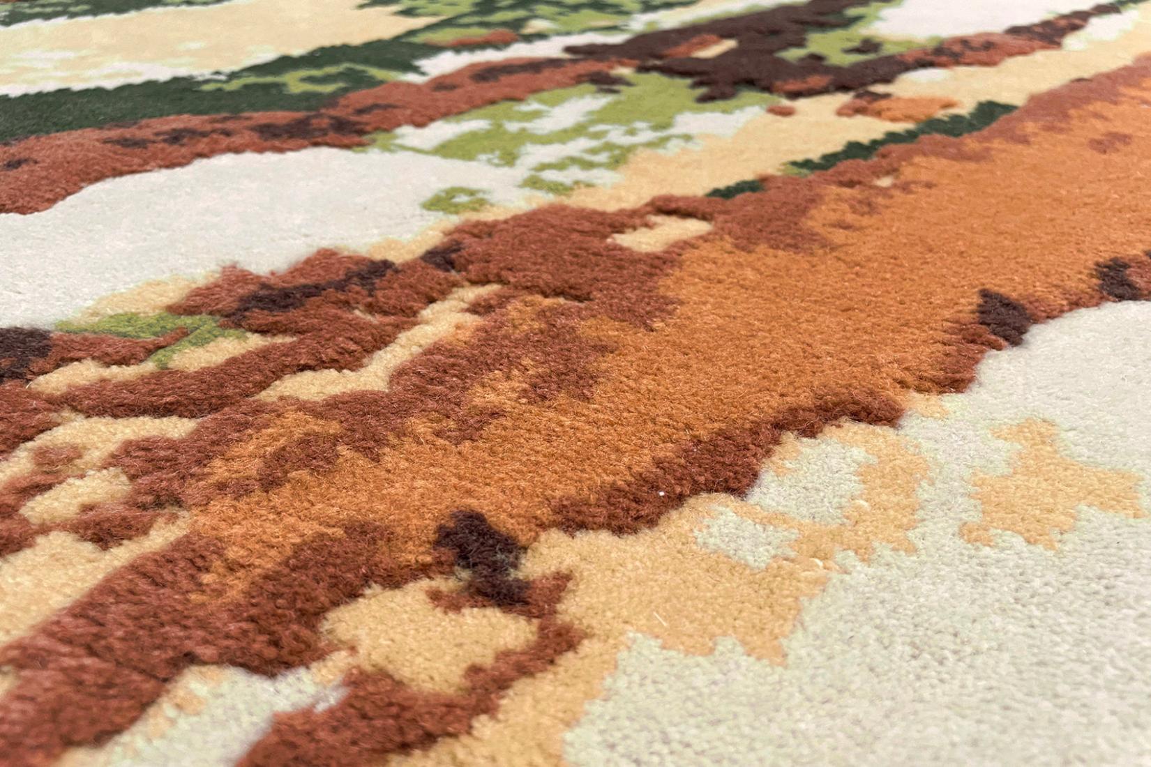 Flux Brick Teppich | Größe: 200 x 300 cm