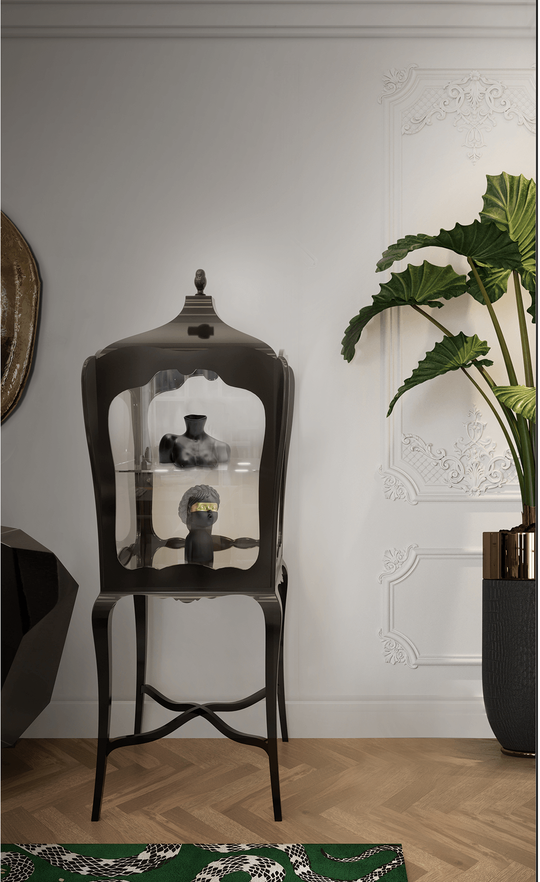 Empire Vitrinen‑Schrank