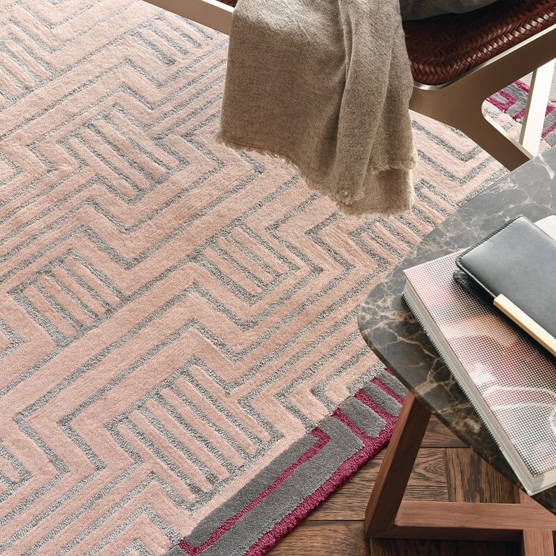 Kinmo Pink 56802 Teppich | Größe: 250 x 350 cm