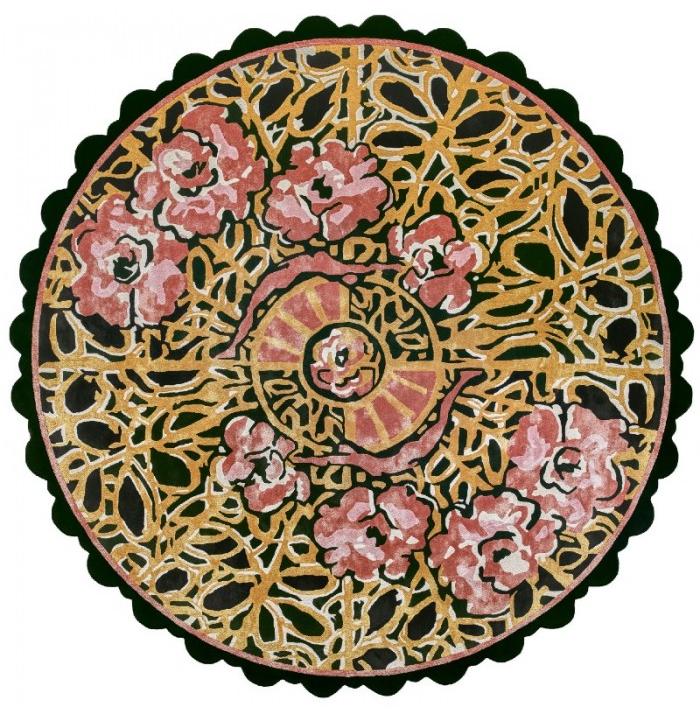 Hanami Rund Luxus Teppich