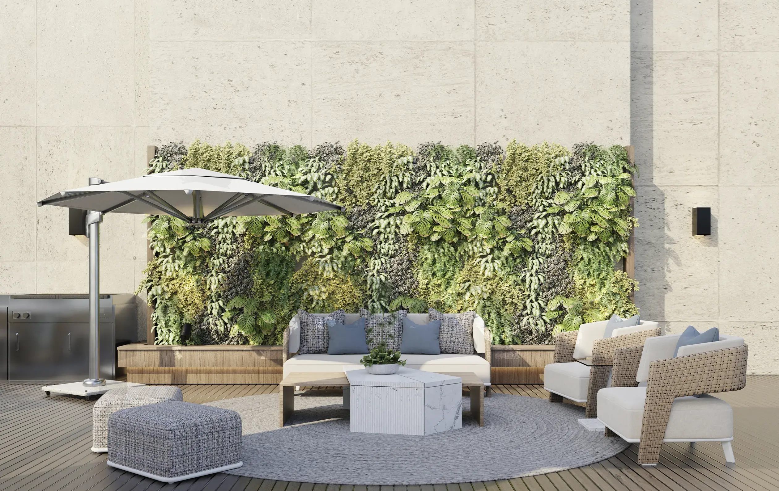 Monarch Garten‑Couchtisch - 6