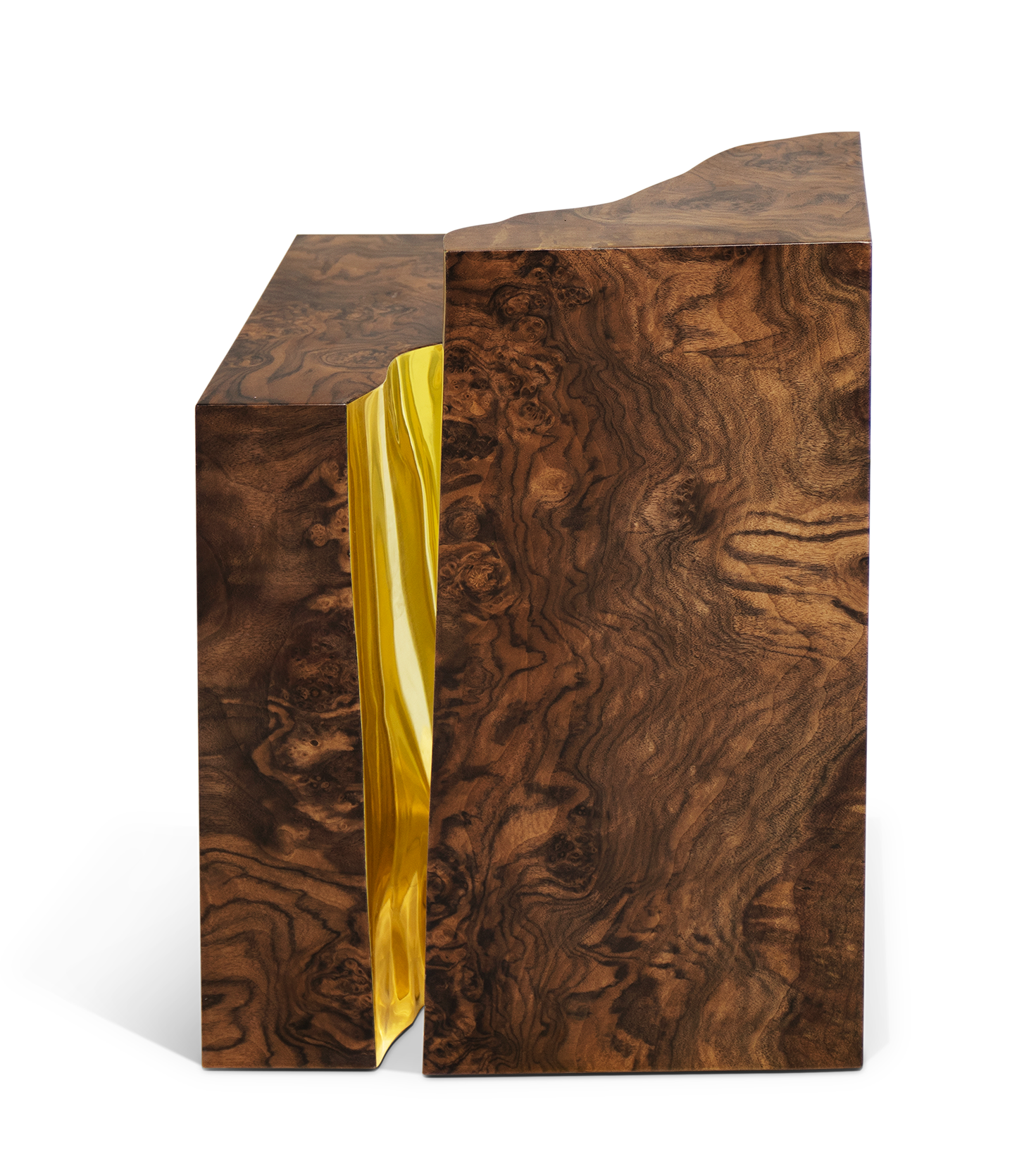 Fissure Walnuss‑Beistelltisch