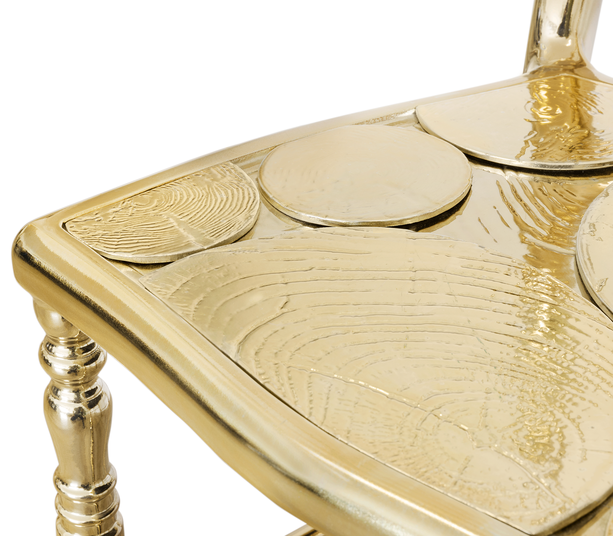 Empyrean Gold‑Akzentstuhl