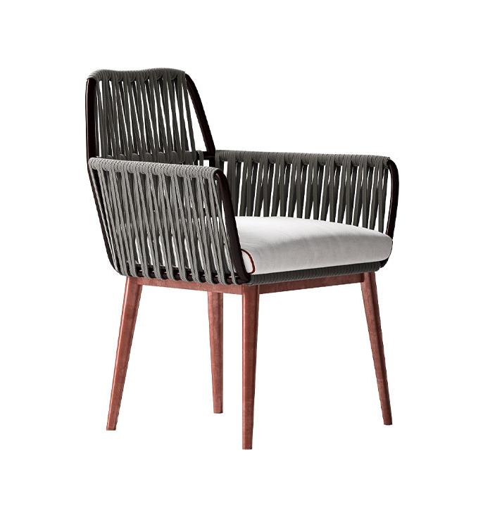 Seil‑Stuhl mit Armlehne