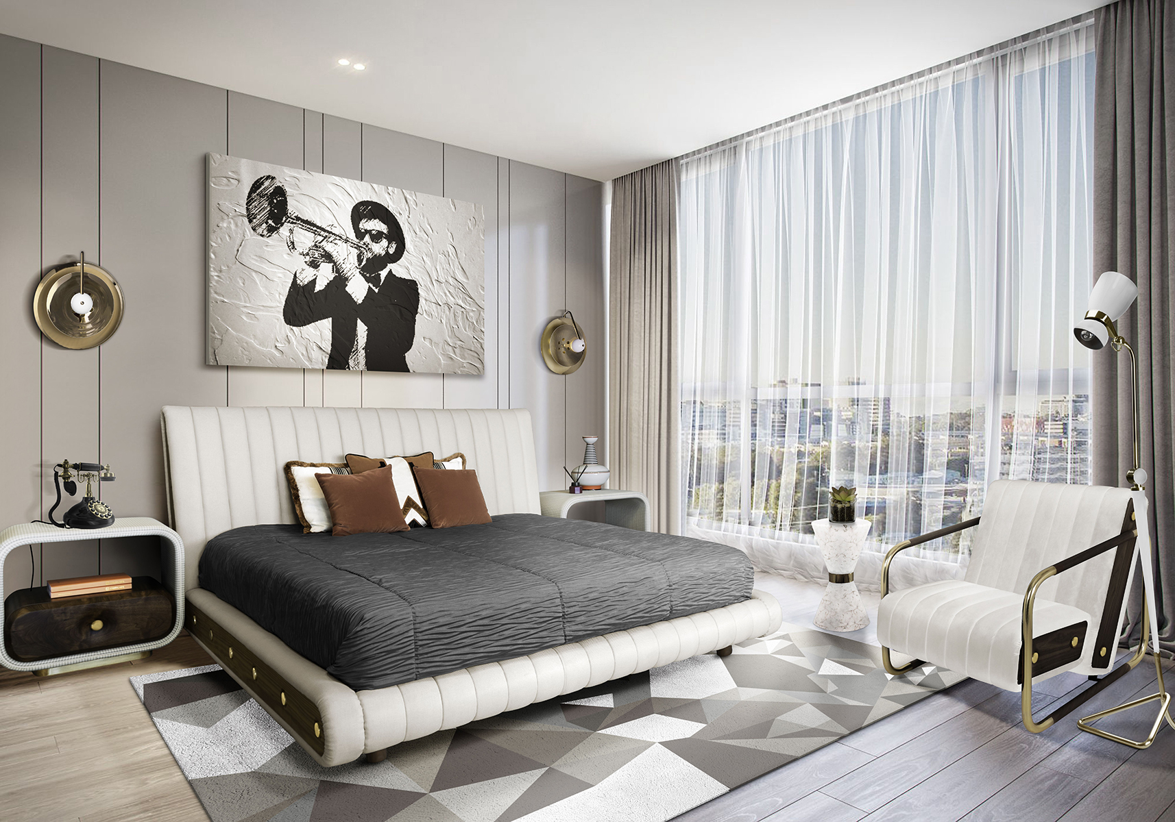 Basie Wandleuchte - 1