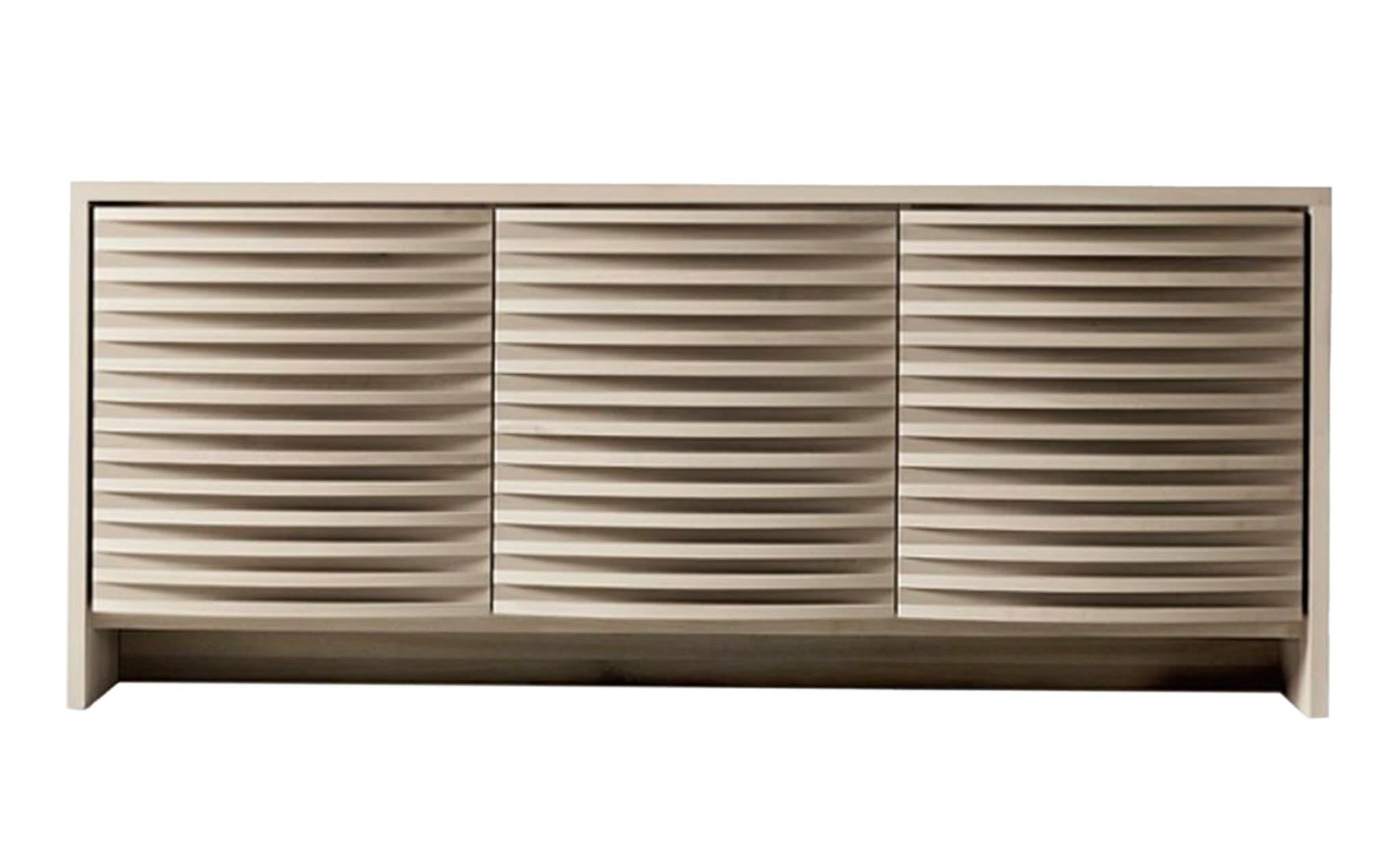 Onda Graues massives Walnuss‑Sideboard