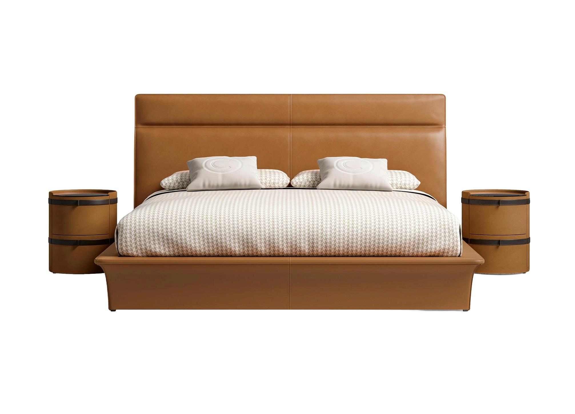 Modernes Ledersofa mit Kopfteil | Matratzengröße: 180 x 200 cm
