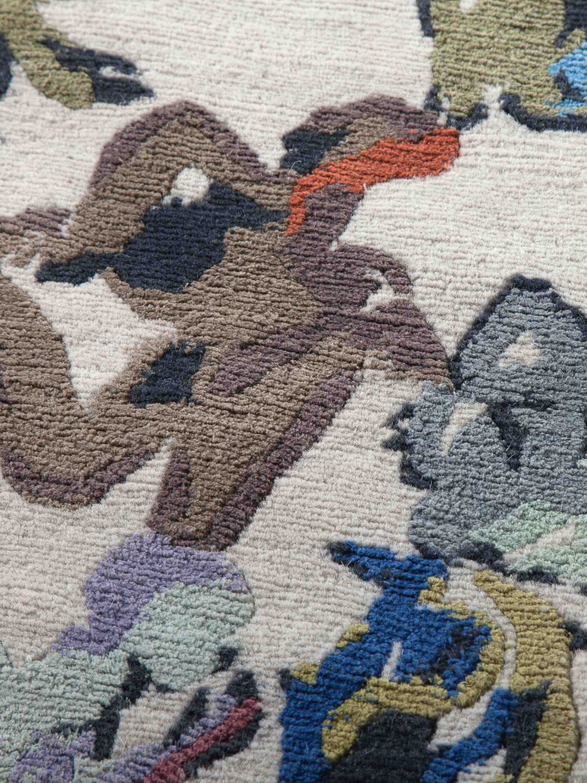 Human Circle Inferno Teppich