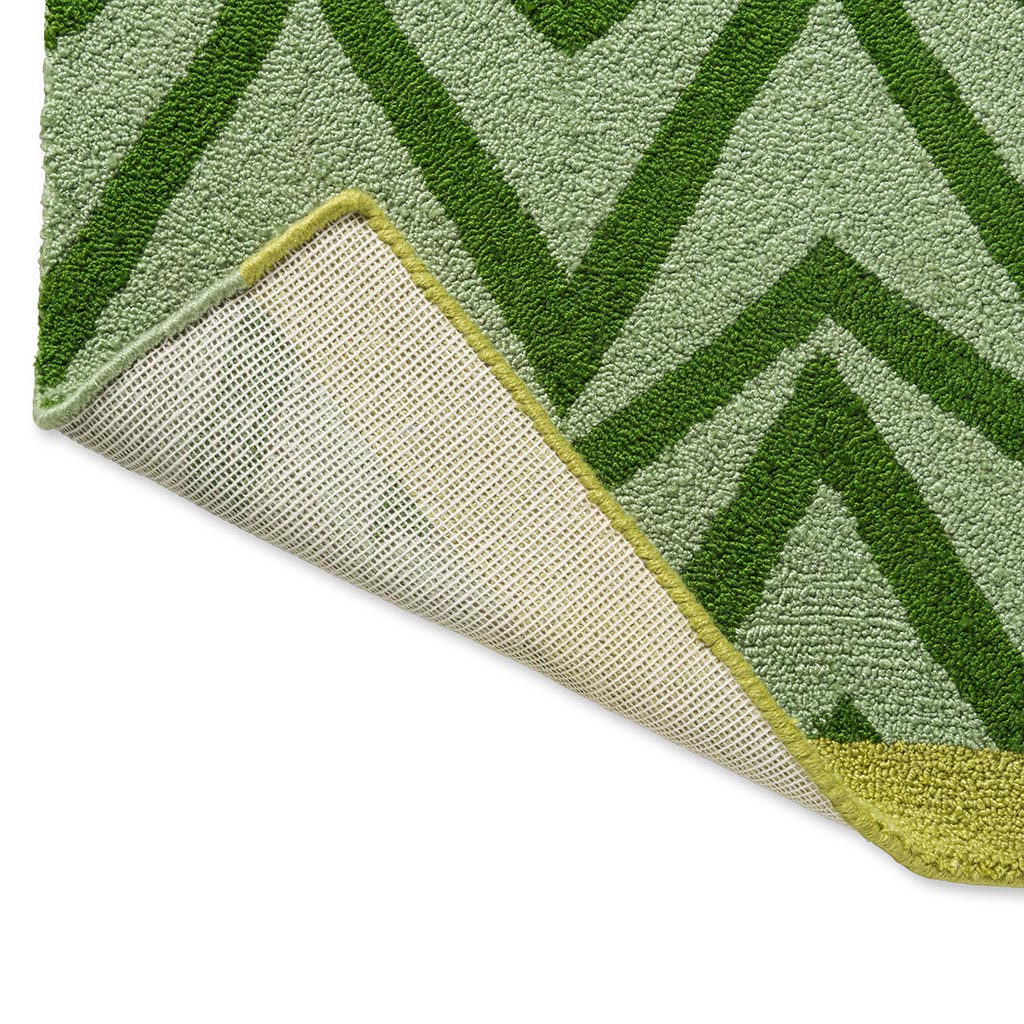 Dhurrie Green Outdoor-Teppich | Größe: 160 x 230 cm