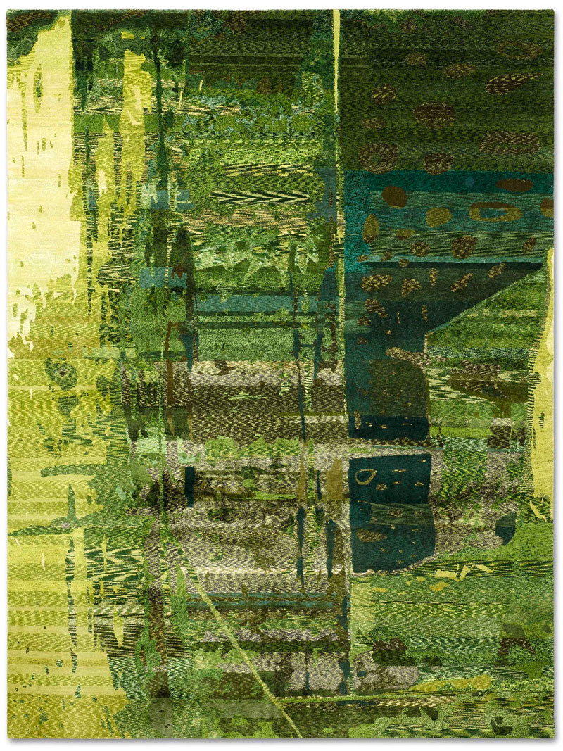 Ice ECO auf Grass Green Teppich | Größe: 305 x 427 cm