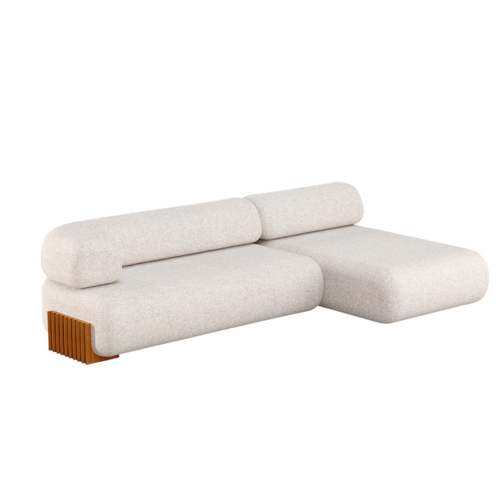 Carmel Wood Modulares Sofa
