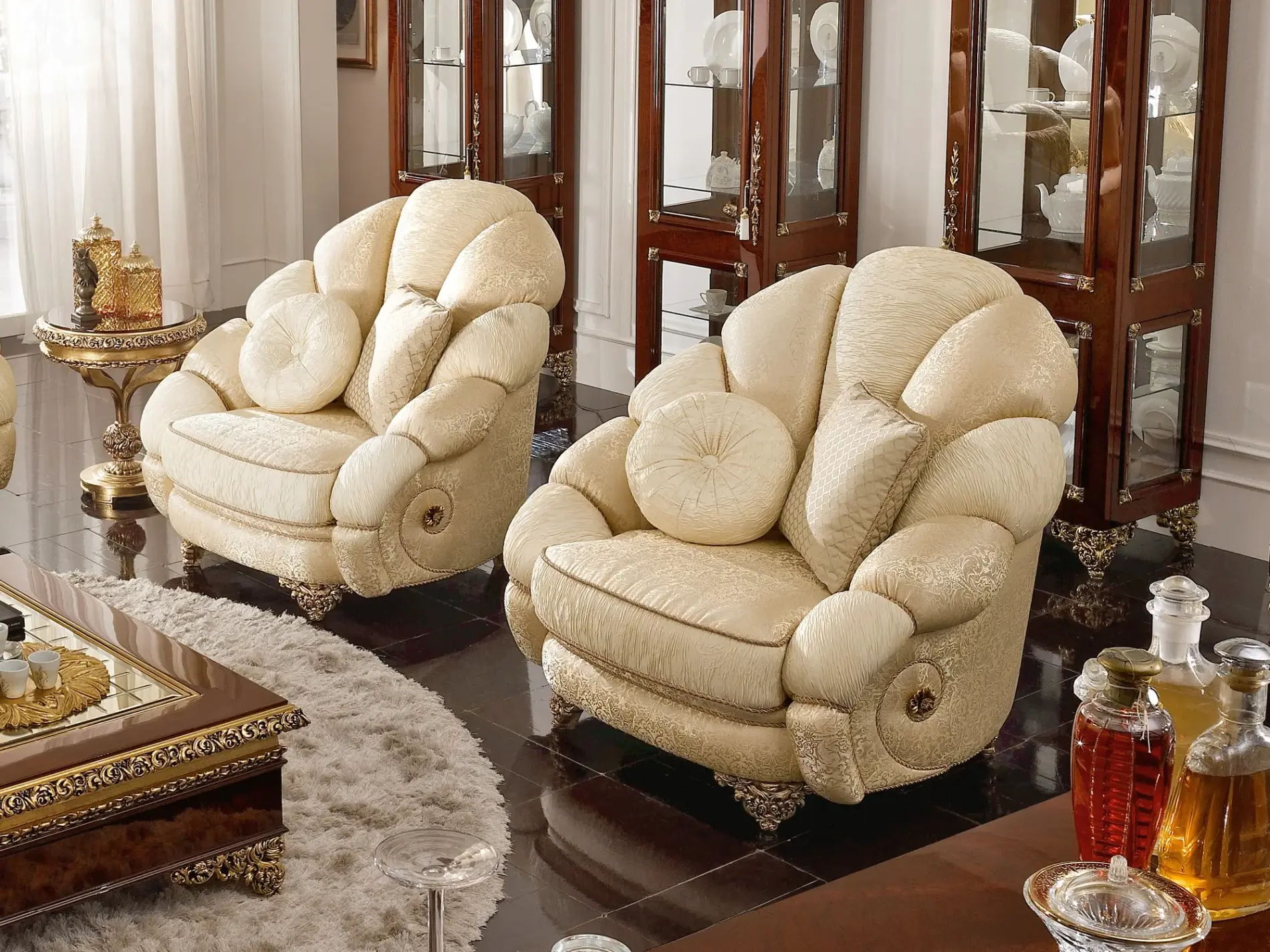 Royal Italian Stoffsessel