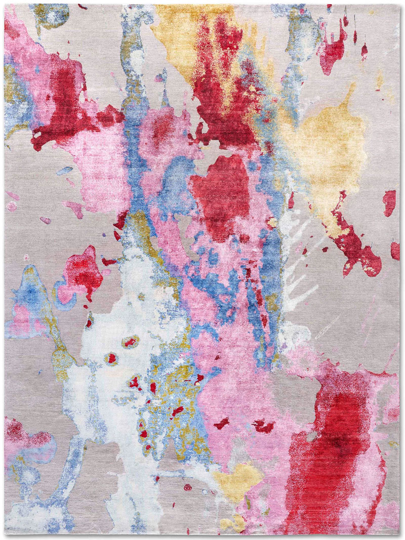 Original auf Grau Teppich | Größe: 305 x 427 cm