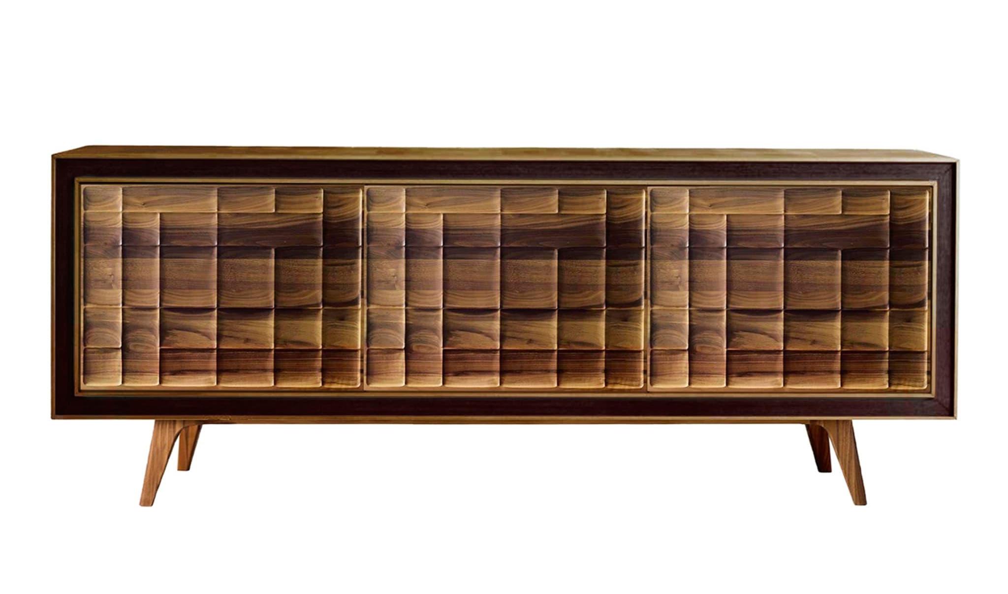 Quadra Gefertigtes italienisches Sideboard | Konfiguration: 2-Doors