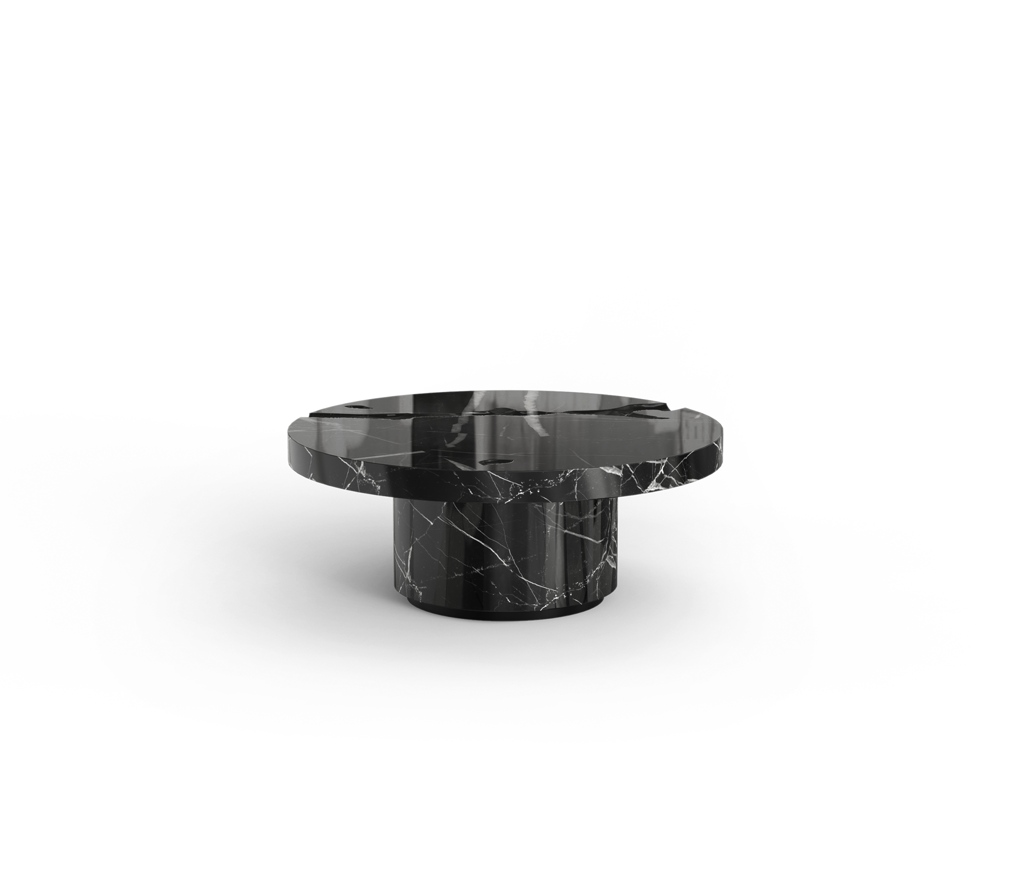 Dominion Nero Marquina 3‑teiliges Mitteltisch‑Set