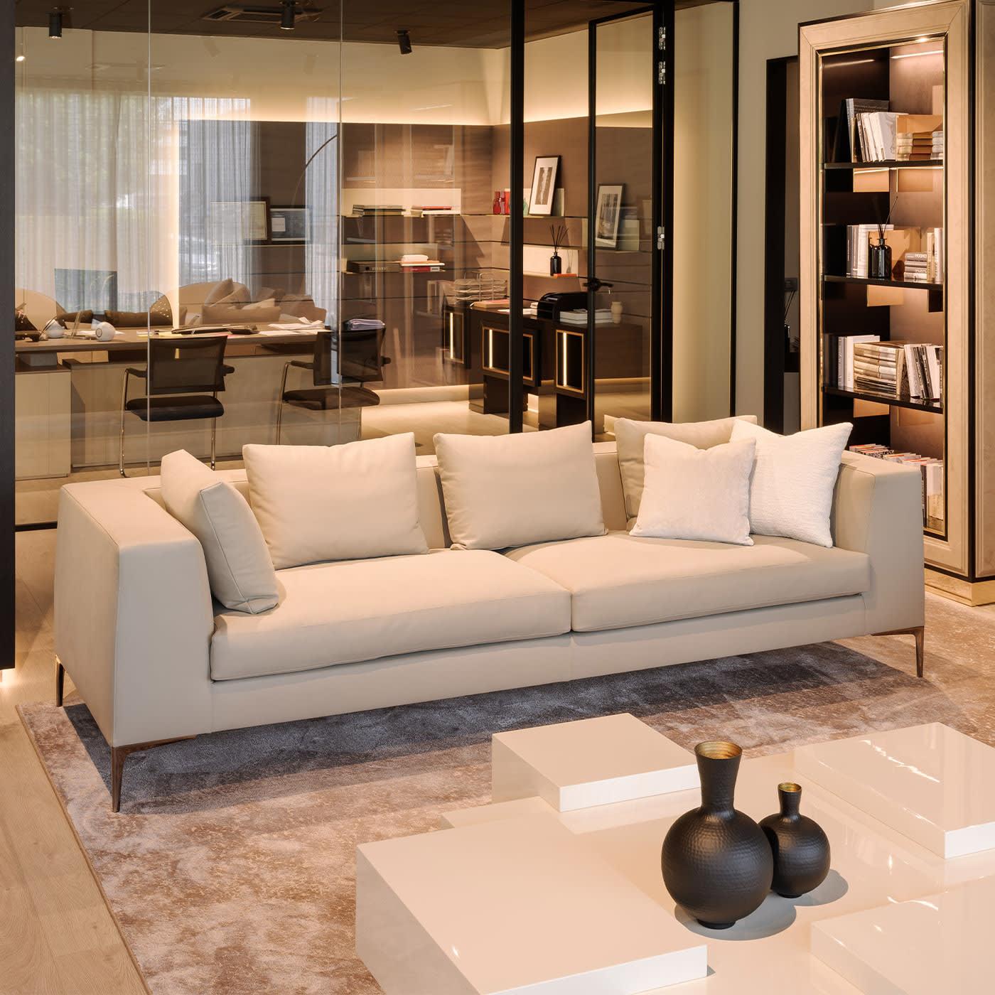 Meredith Handgefertigtes italienisches Sofa | Dimensions: B 190 cm | Polster: Stoff