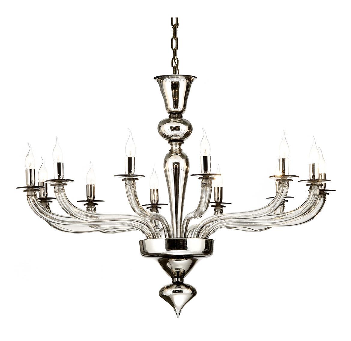 Murano Rauchspiegel-Kronleuchter