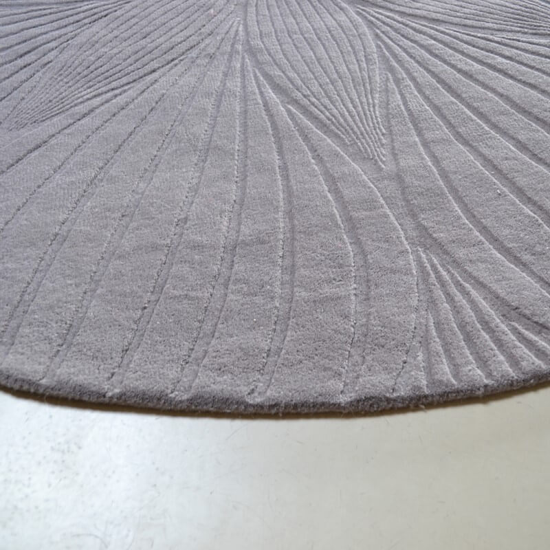 Folia Grey 38305 Runder Teppich | Größe: Ø 200 cm