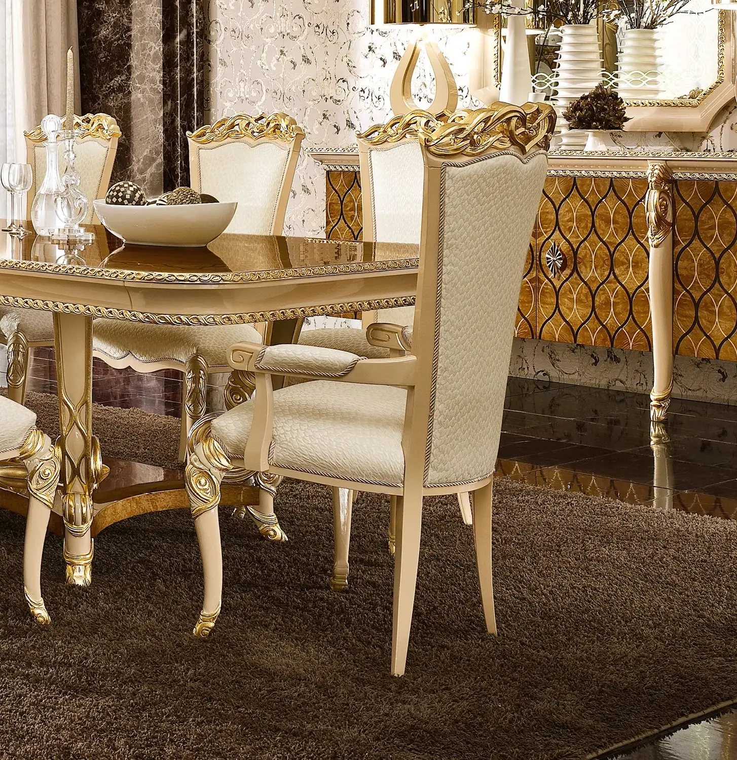 Harmony Italienischer Stuhl mit Armlehnen