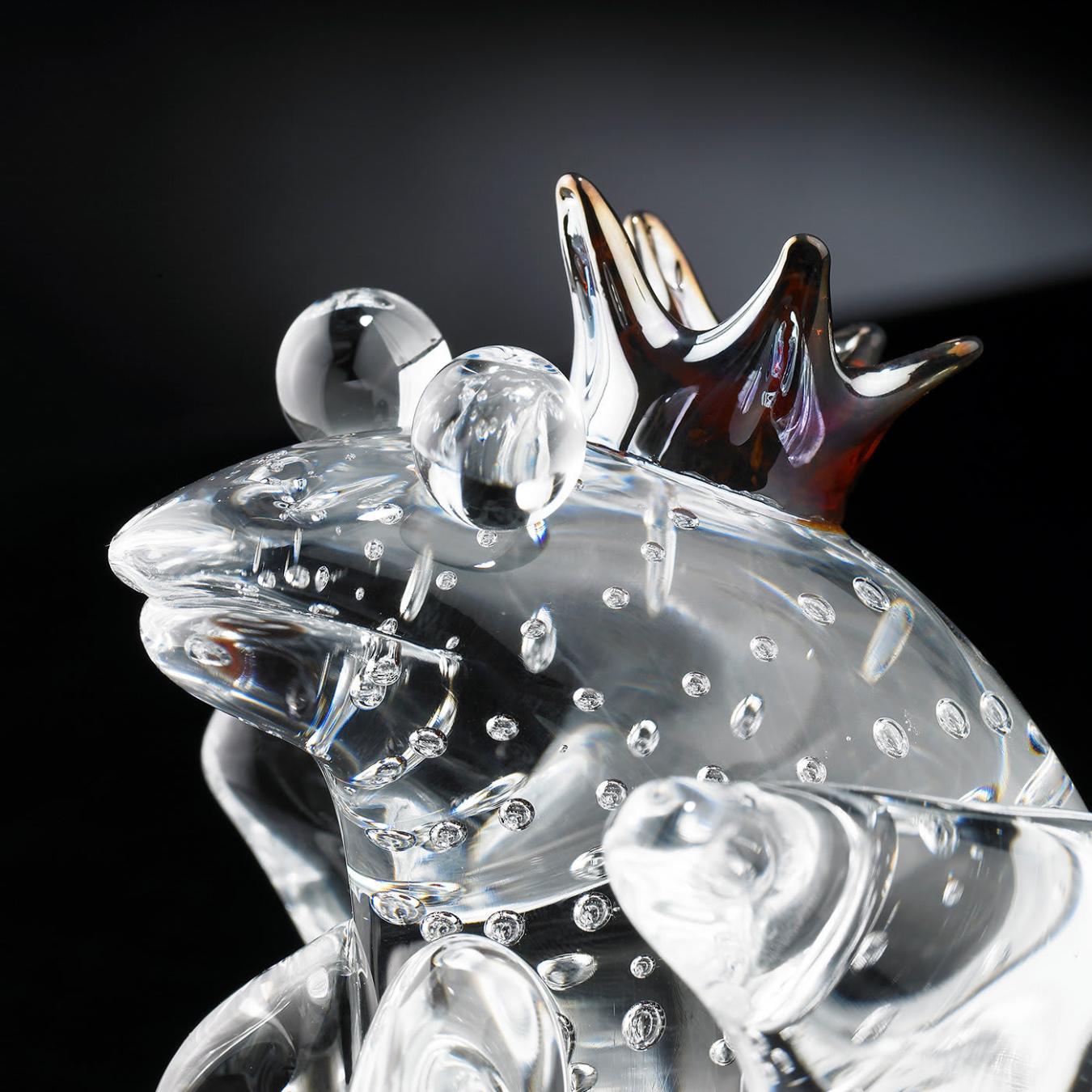 Glasfigur Froschprinz