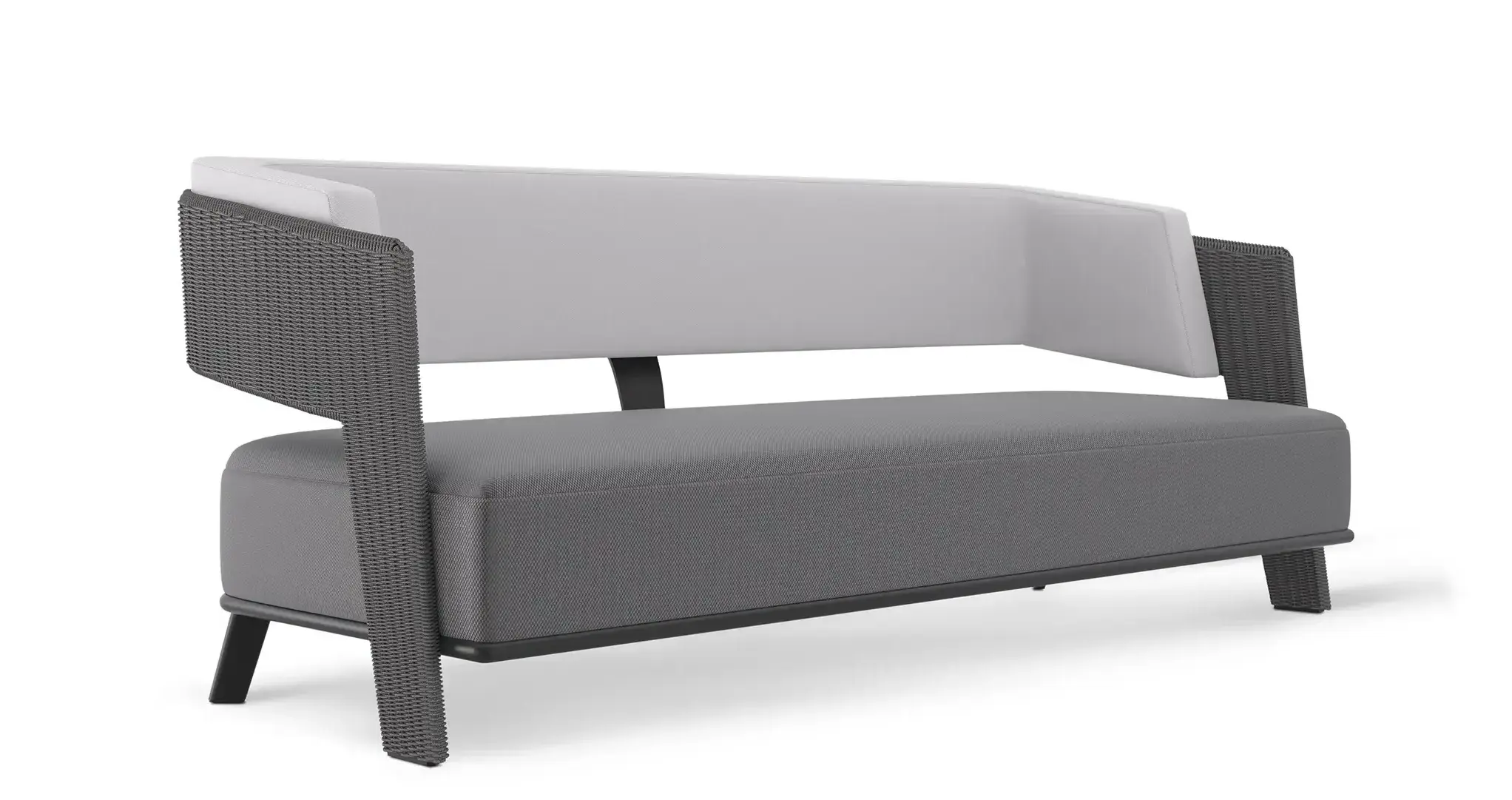 Crown graues Outdoor‑Sofa
