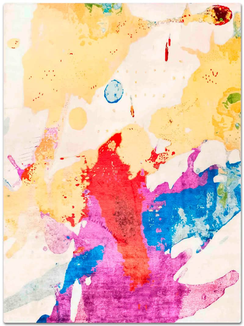 Original auf Weiß Teppich | Größe: 305 x 427 cm