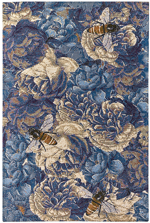Coco Blue Rose Teppich | Größe: 60 x 200 cm