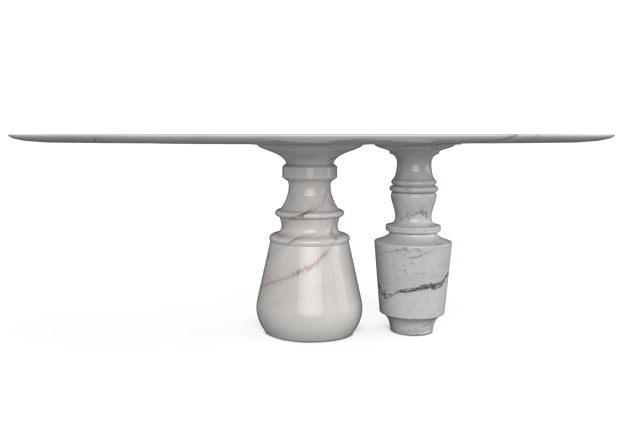 Obsidian Ovaler Estremoz Esstisch