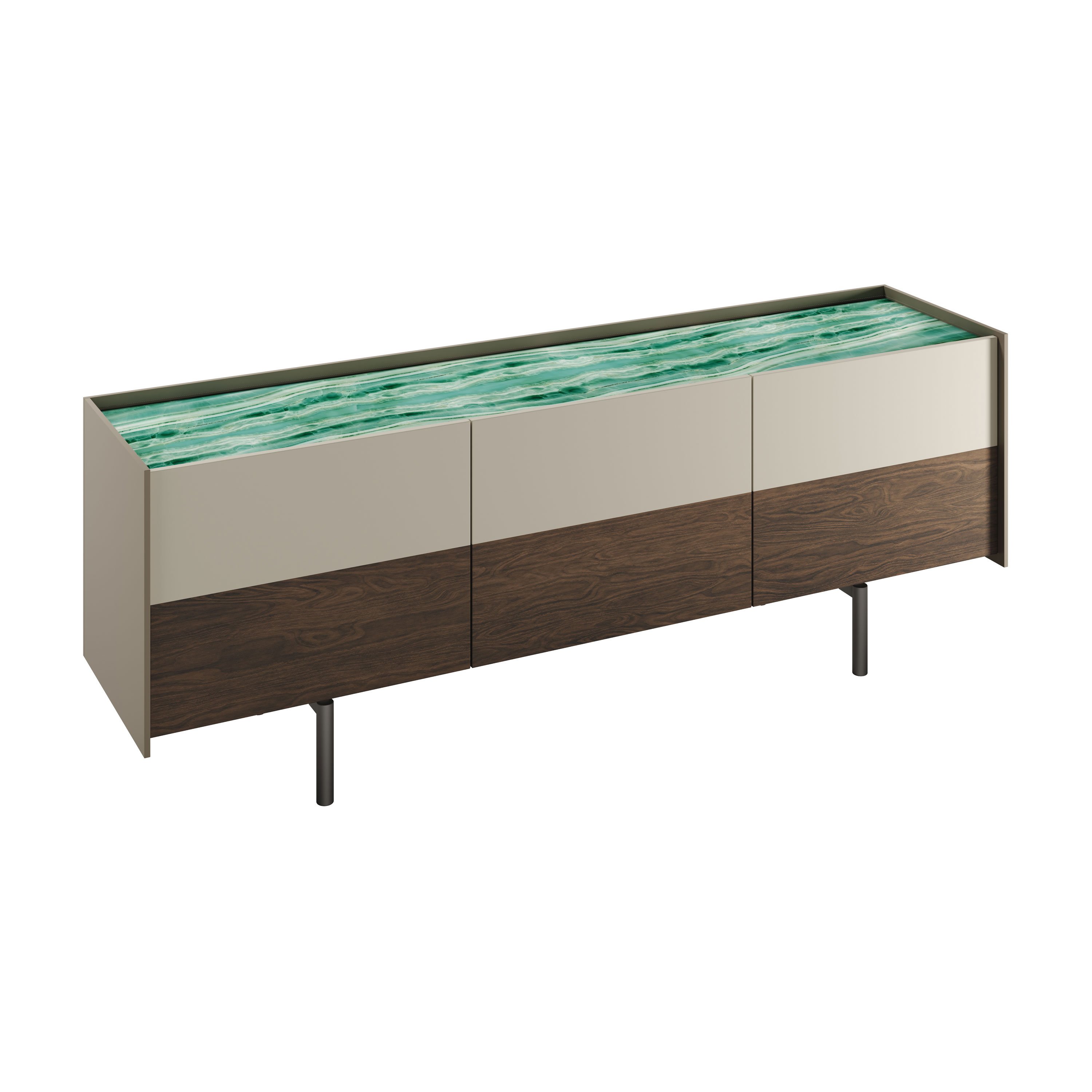 Acadea Sideboard 3-türig Glas