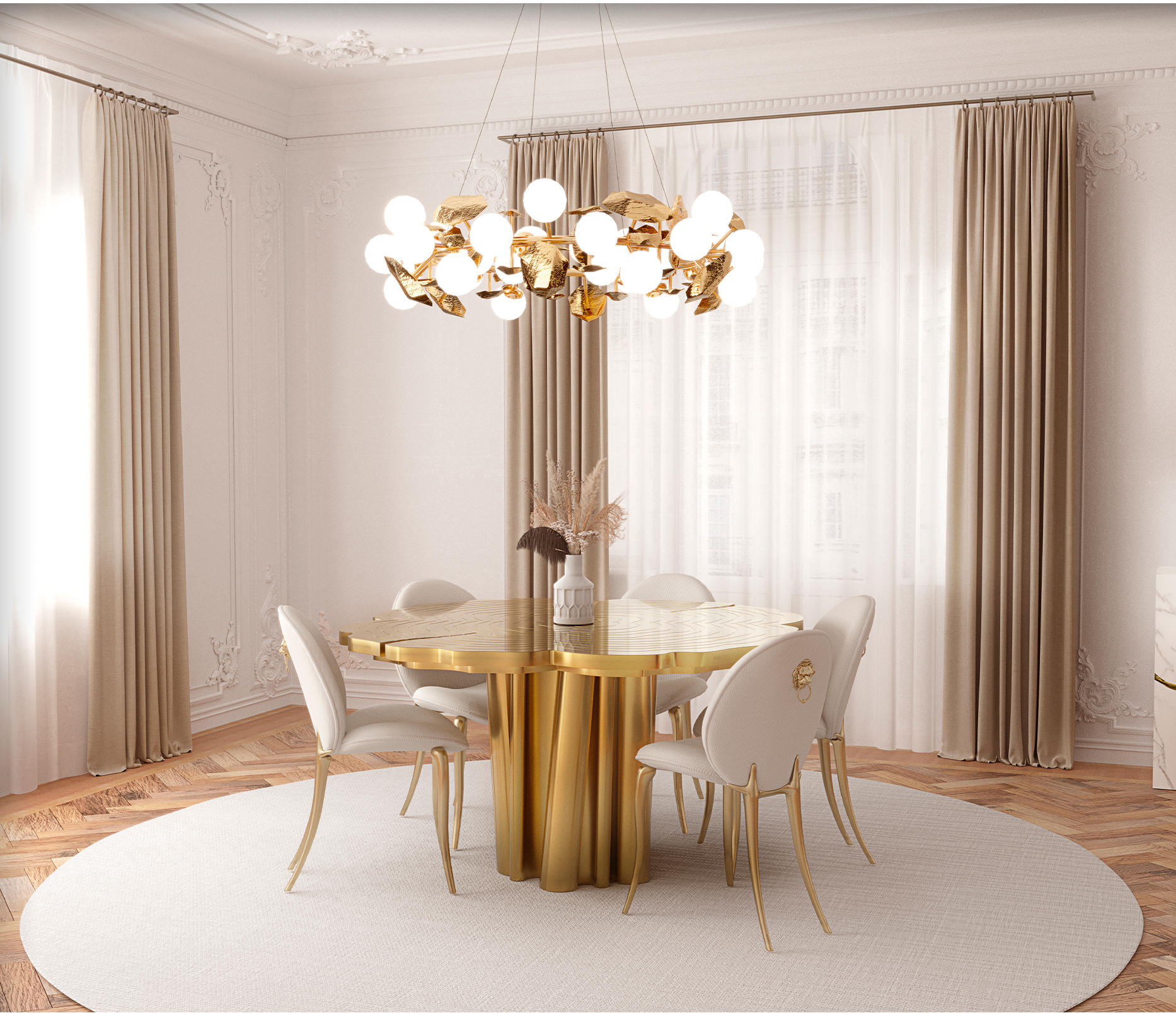 Athena Runde I Pendelleuchte