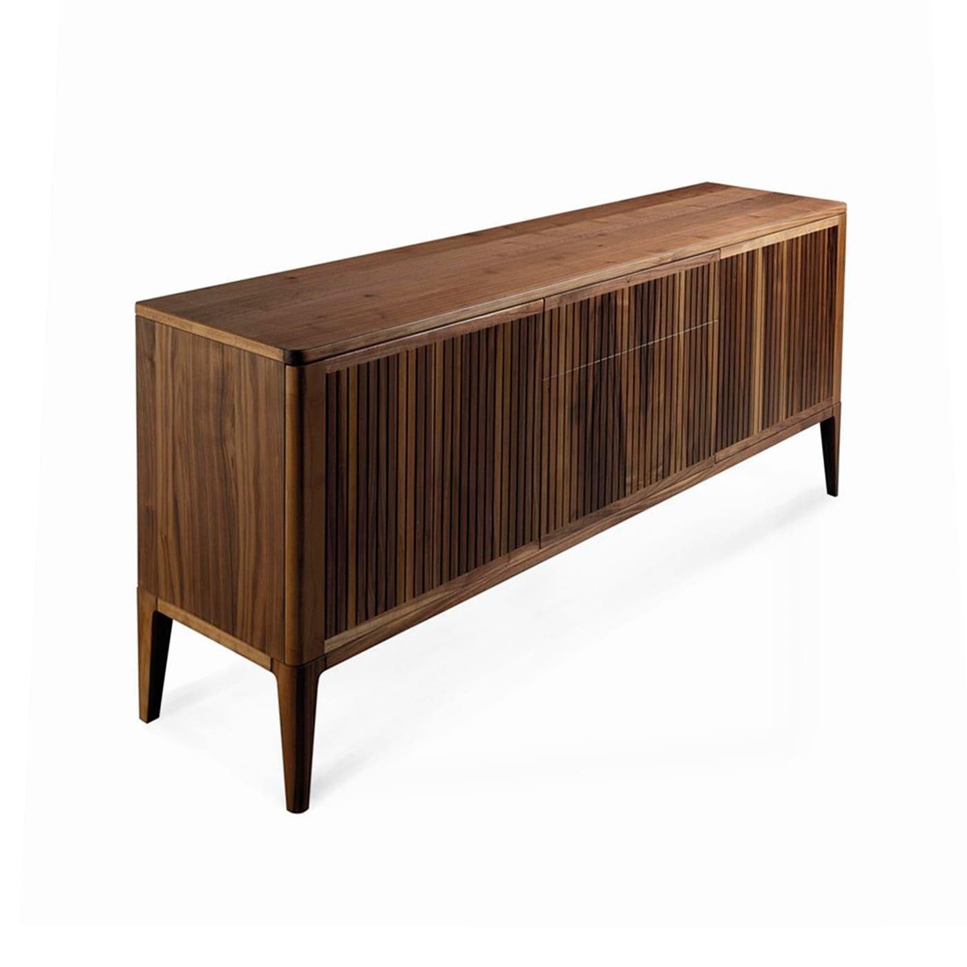 Eleva 3‑Türiges braunes Sideboard