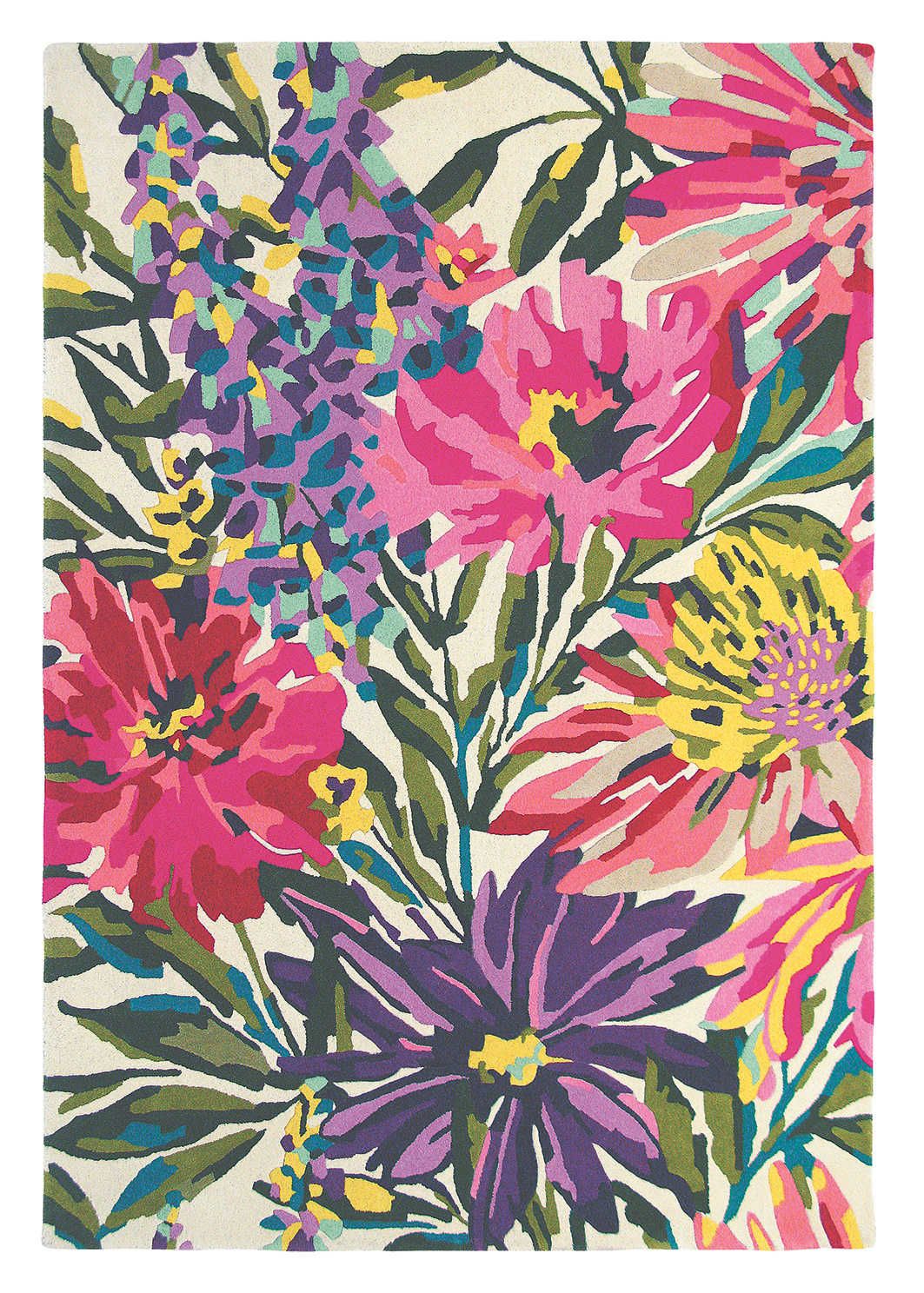 Floreale Fuschia 44905 Teppich | Größe: 250 x 350 cm
