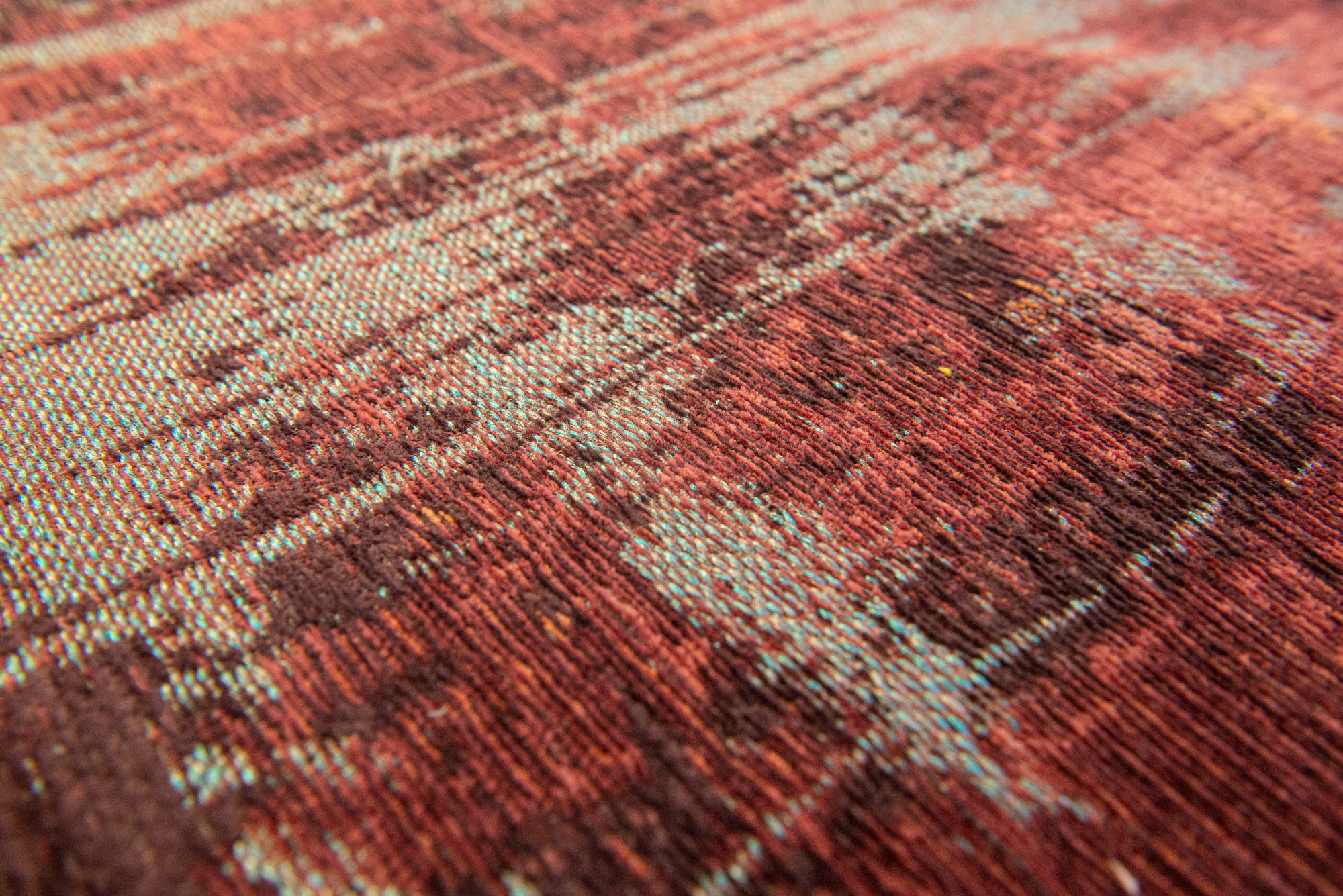 Nassau Red 9125 Runder Teppich
