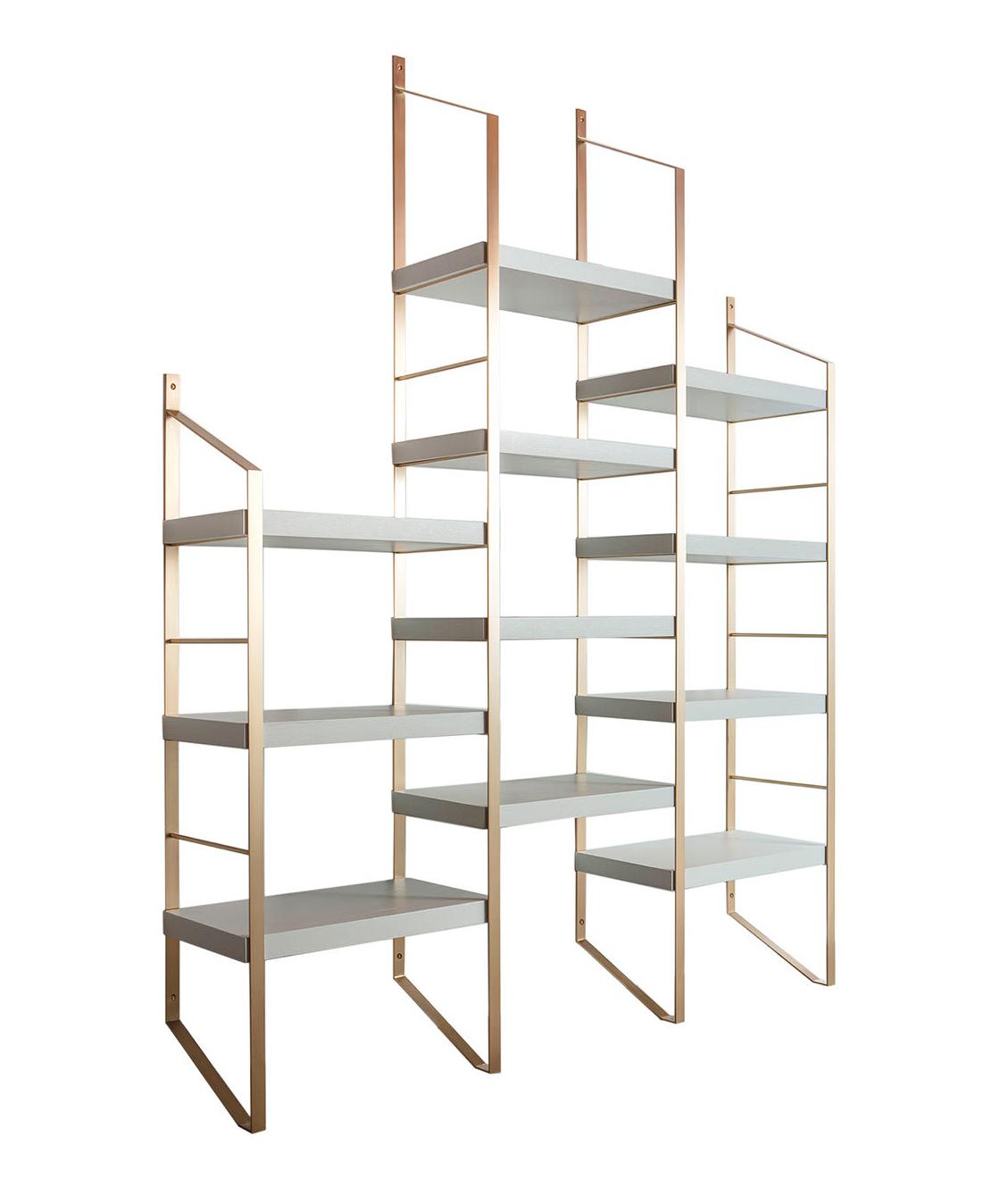 Mehrstöckiges Holz-Bücherregal