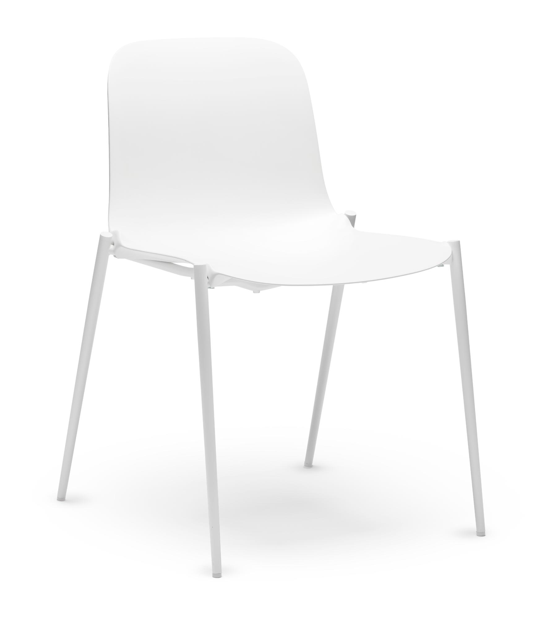 Dogo S Weißer Stuhl (2er-Set)