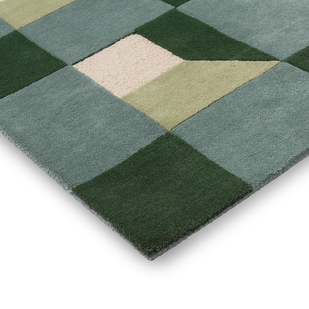 Blocks Fern Teppich | Größe: 250 x 350 cm
