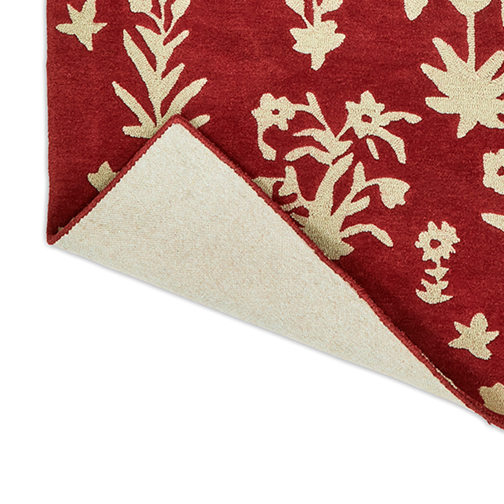 Woodland Glade Pflaumenrot 146800 Teppich | Größe: 250 x 350 cm