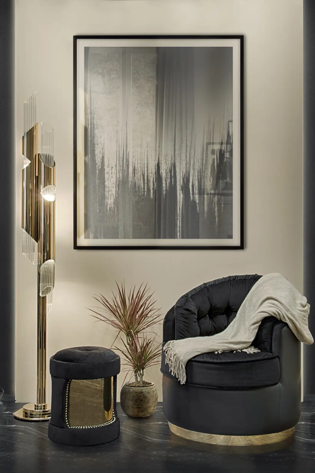 Luxe Drehbarer Sessel - 13