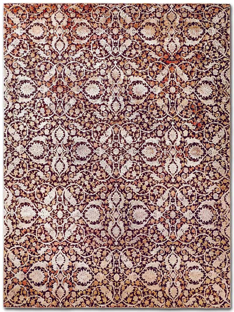Anne Original on Deep Purple Teppich | Größe: 365 x 457 cm