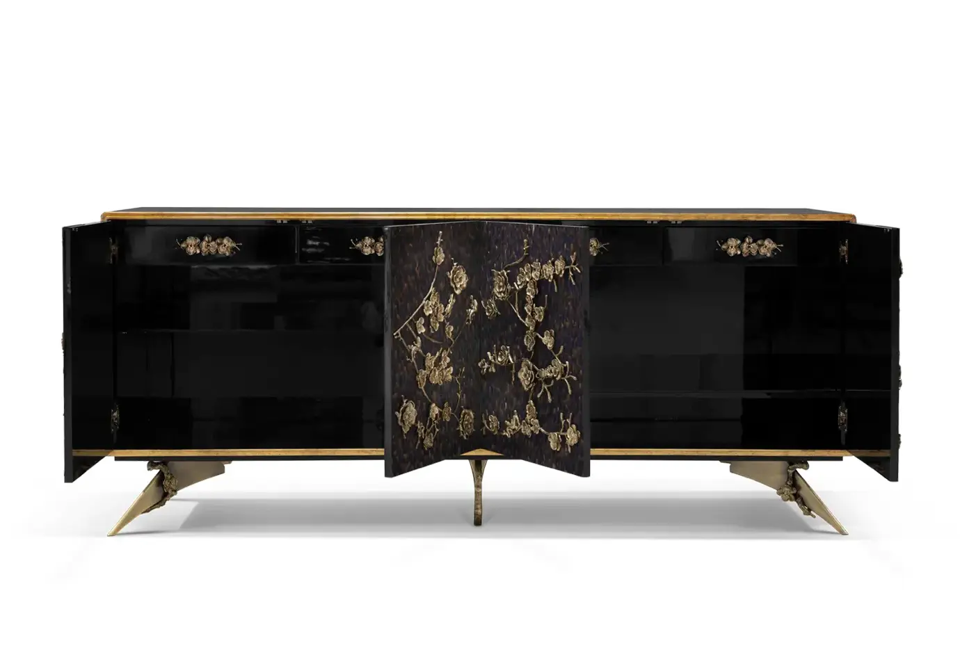 Mirage Purpurne Feder‑Schrank