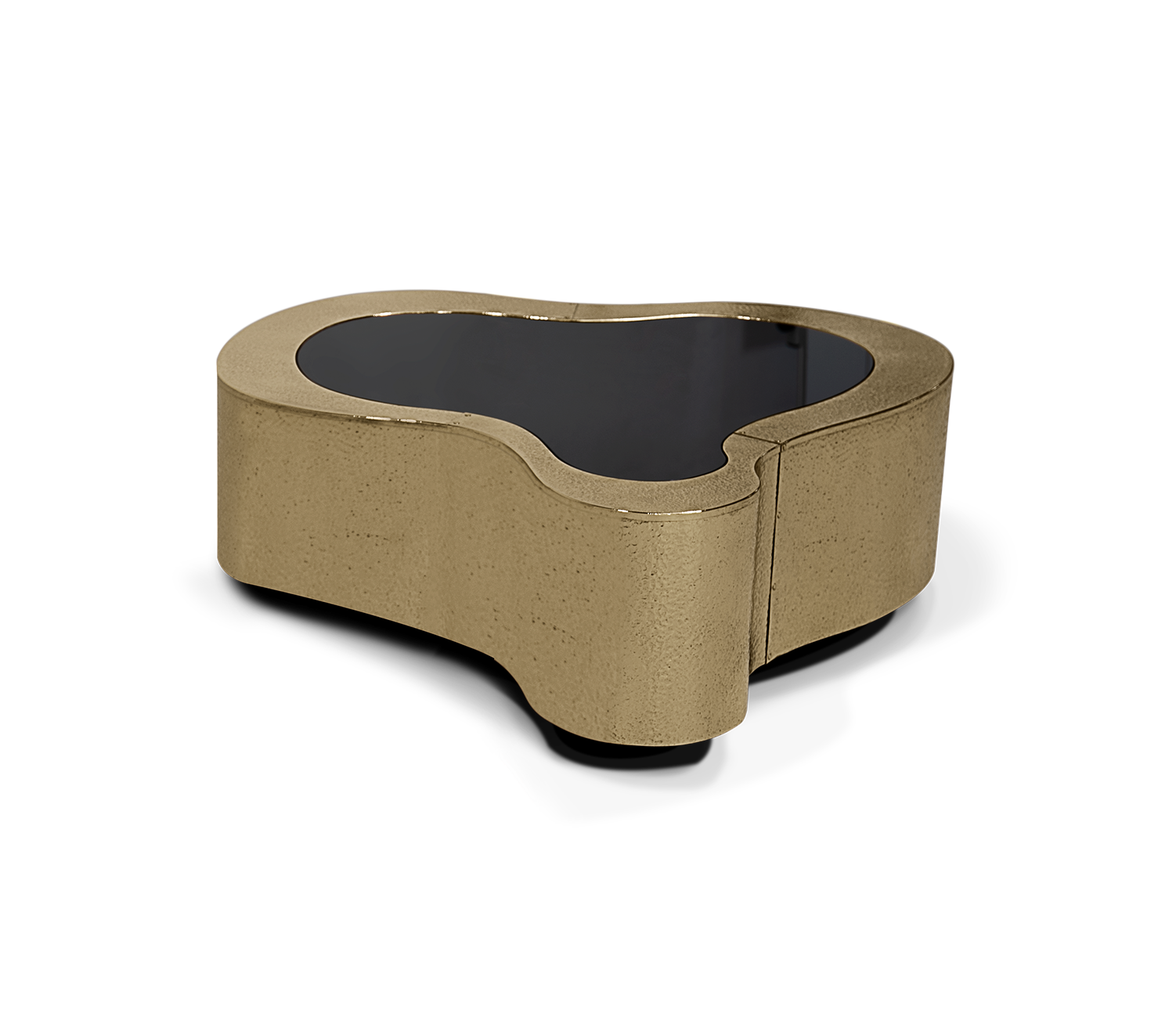 Crest Hammerschlag‑Patina Couchtisch‑Set | Konfiguration: Big