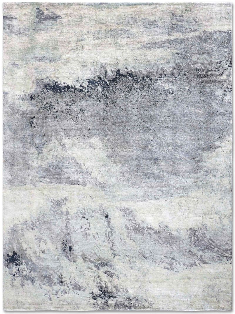 Waves Original auf Sanftgrün Teppich