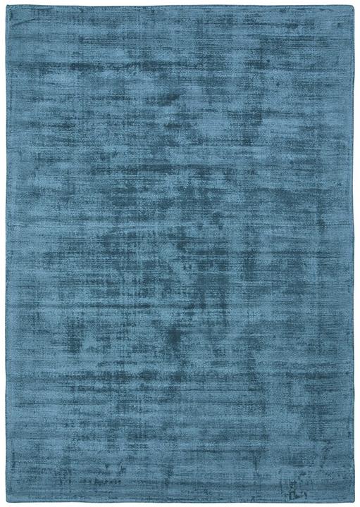 Trendy Glänzend Ozeanblau Teppich | Größe: 200 x 300 cm