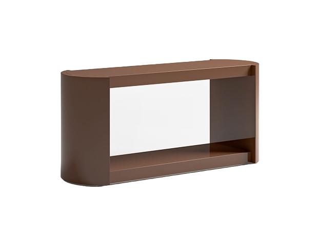 Lackiertes italienisches niedriges Bücherregal