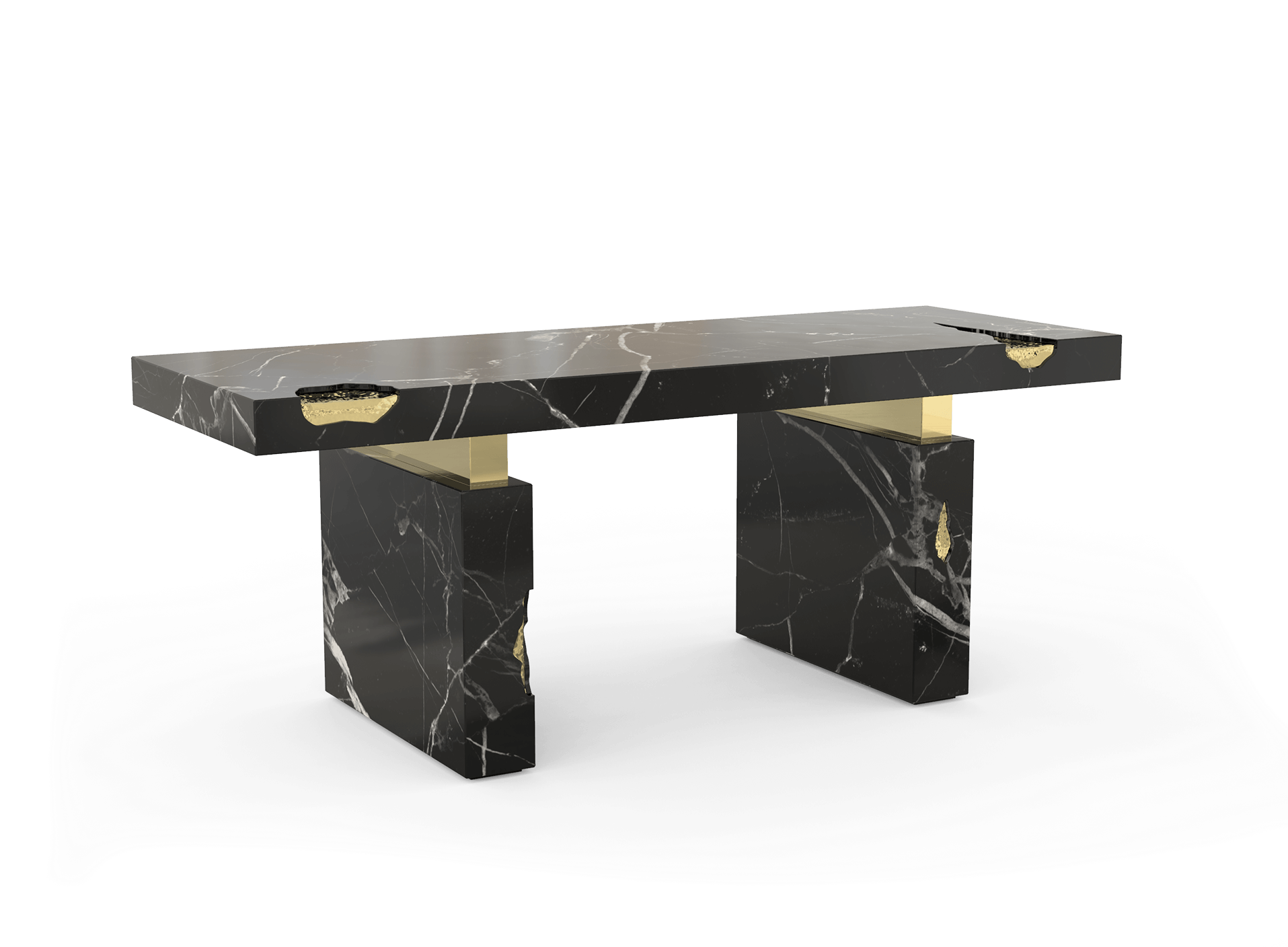 Dominion Nero Marquina Schreibtisch