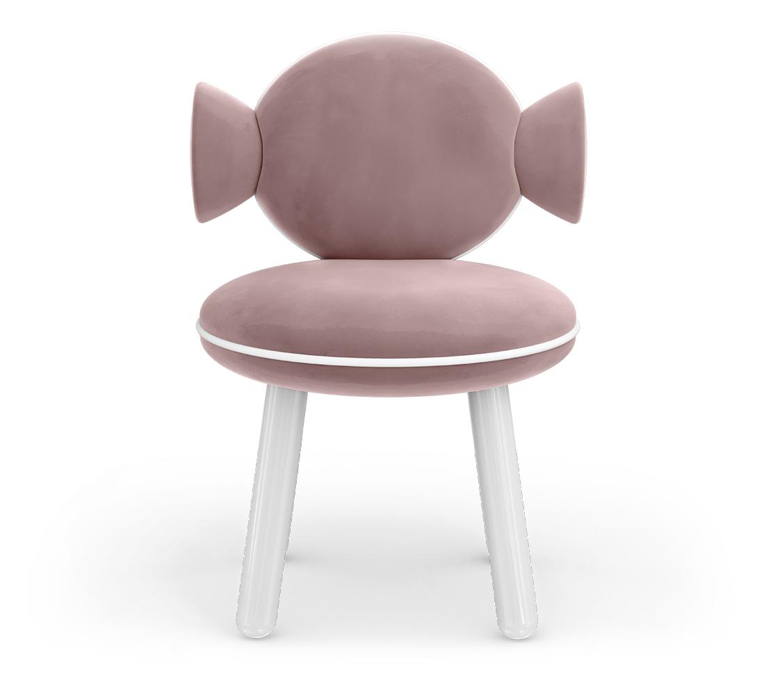Lollipop rosa Pouf‑Sessel
