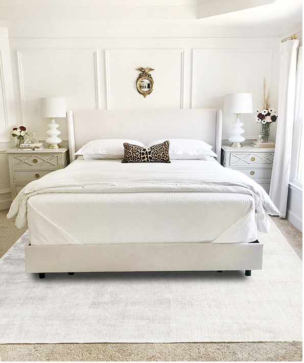 Plain Viskose Sand Teppich | Größe: 160 × 230 cm